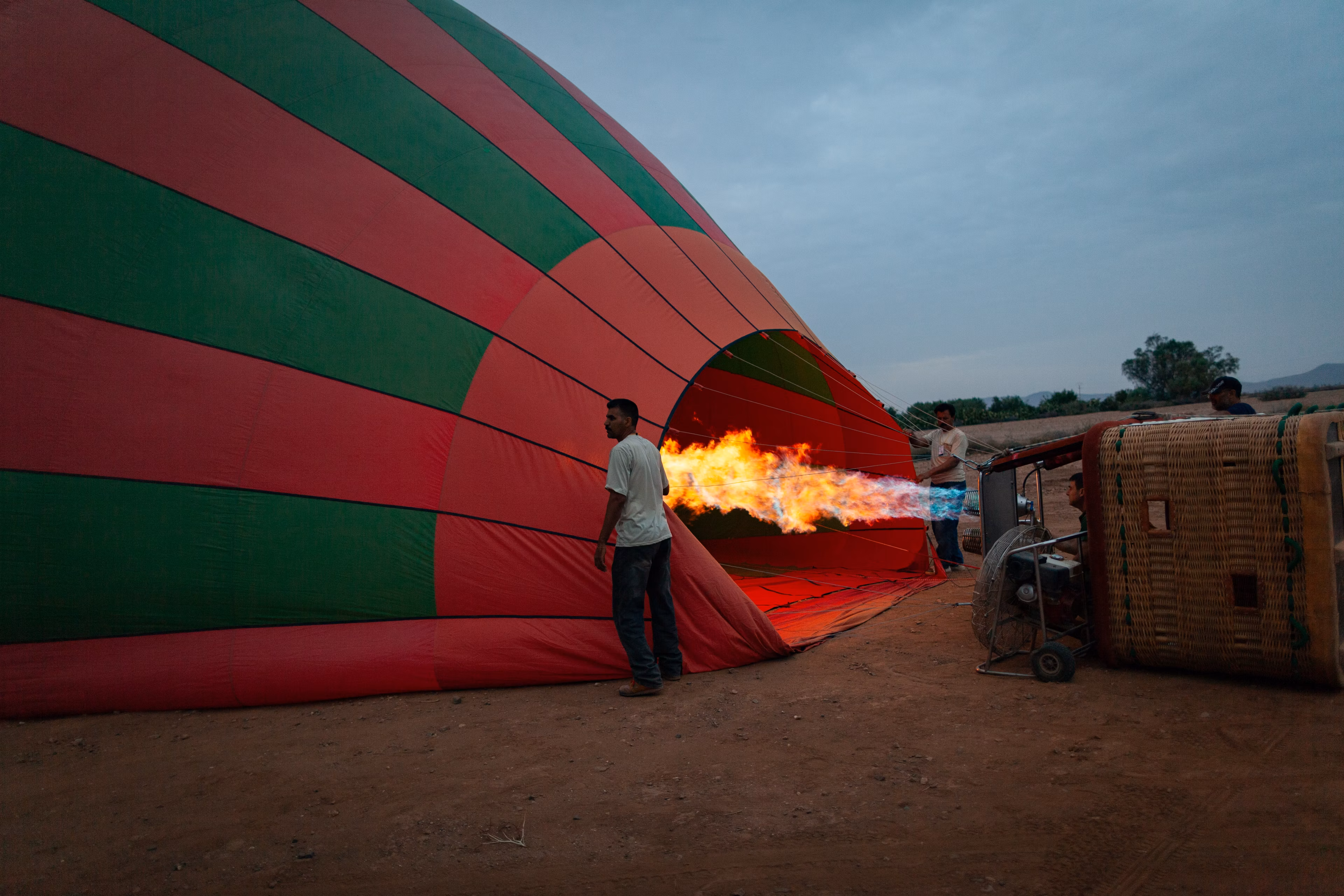 Heißluftballonfahrt zum Sonnenaufgang über Marrakesch